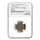 (1861-65) Cincinnati OH W.K. Lanphear Civil War Token MS-65 NGC (1861-65) Cincinnati OH W.K. Lanphear Civil War Token MS-65 NGC